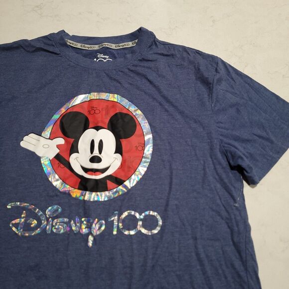 Disney Other - Disney 100 Anniversary EARridescent Mickey Mouse NWOT XL Shirt 100th Disneyland